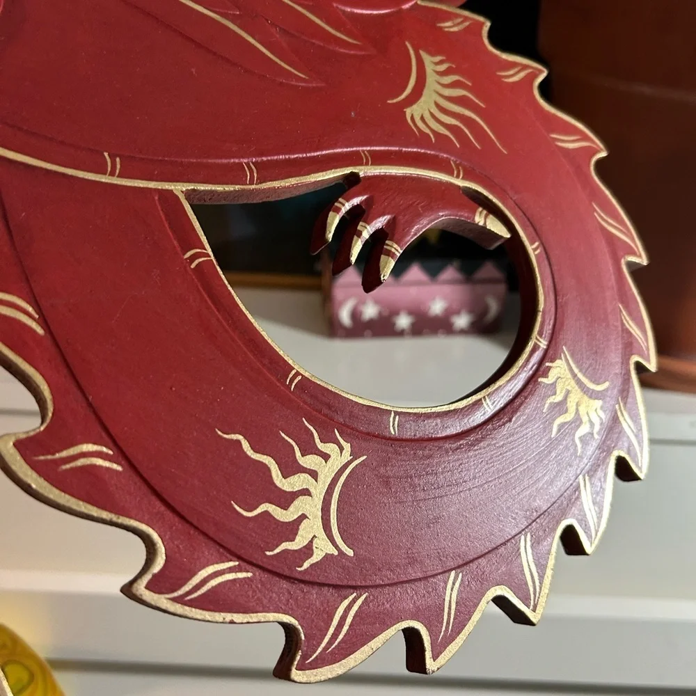 Fierce Red Dragon Wall Decor Indonesia - Picture 6 of 12